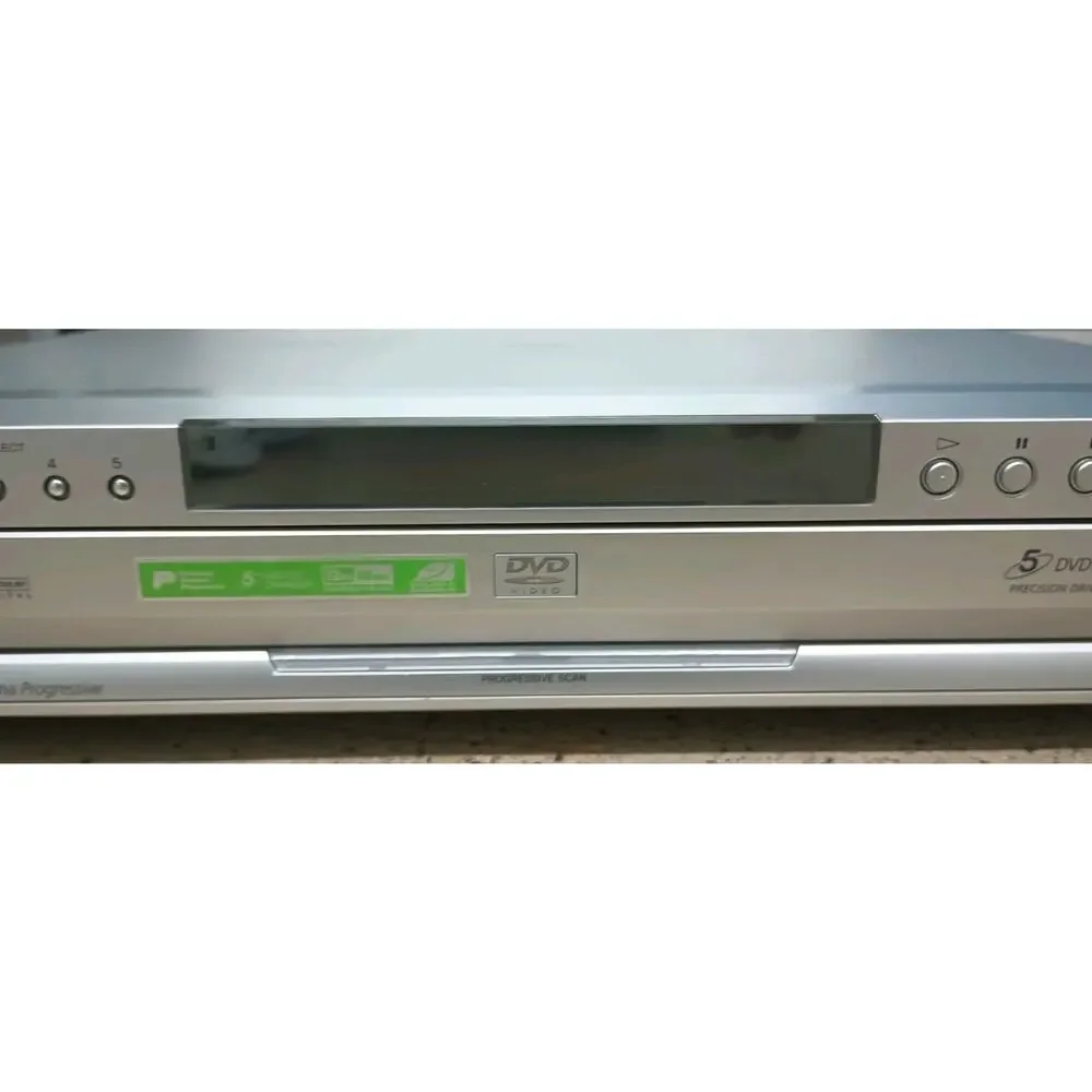 Sony 5-Disc Progressive Scan CD DVD Player DVP-NC665P Silver Tested & Working